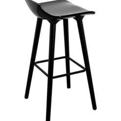 Chaise de bar York noir 75cm