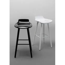Chaise de bar York noir 75cm