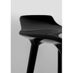 Chaise de bar York noir 75cm