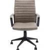 Chaise de bureau Labora dossier bas pebble