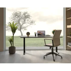 Chaise de bureau Labora dossier bas pebble