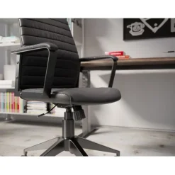 Chaise de bureau Labora noir haut dossier