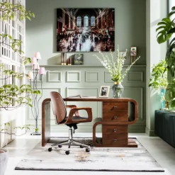 Chaise de bureau pivotante Patron noye
