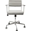 Chaise de bureau pivotante Dottore gris