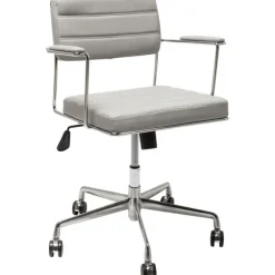 Chaise de bureau pivotante Dottore gris