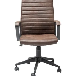 Chaise de bureau pivotante Labora marron