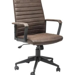 Chaise de bureau pivotante Labora marron
