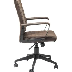 Chaise de bureau pivotante Labora marron