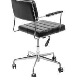 Chaise de bureau pivotante Dottore noir
