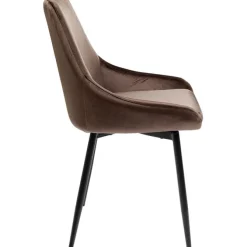 Chaise East Side marron