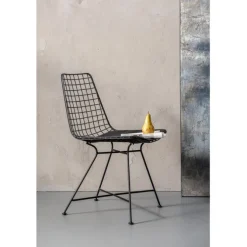 Chaise Grid noir