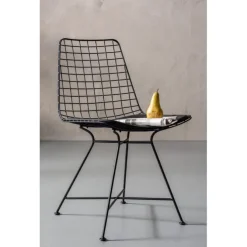Chaise Grid noir