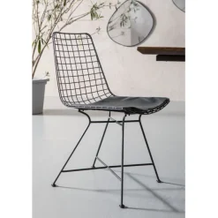 Chaise Grid noir