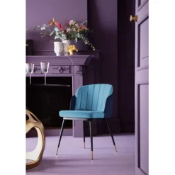 Chaise Hojas bleu