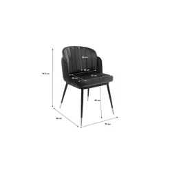 Chaise Hojas bleu