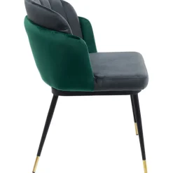 Chaise Hojas gris