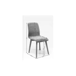 Chaise Lara grise