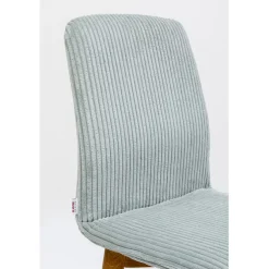 Chaise Lara velours cotelé bleu