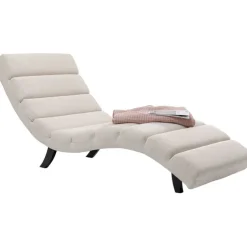 Chaise longue Balou crème 190cm