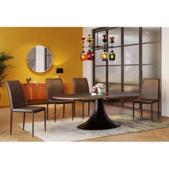 Chaise Milano marron