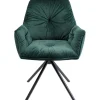 Chaise pivotante a. acc. Mila.vert
