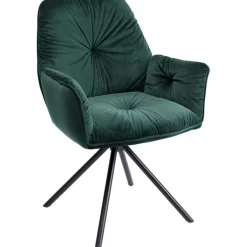 Chaise pivotante a. acc. Mila.vert
