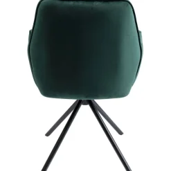 Chaise pivotante a. acc. Mila.vert
