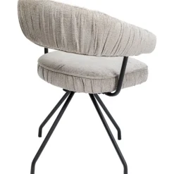 Chaise pivotante Arabella argent