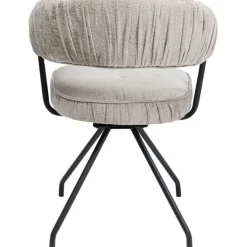 Chaise pivotante Arabella argent