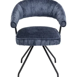Chaise pivotante Arabella bleu