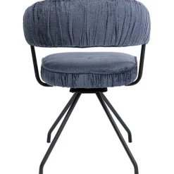 Chaise pivotante Arabella bleu
