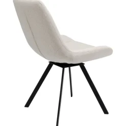 Chaise pivotante Baron crème
