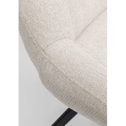 Chaise pivotante Baron crème