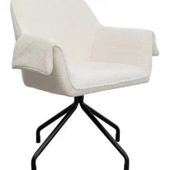 Chaise pivotante Bess crème
