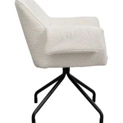 Chaise pivotante Bess crème