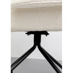 Chaise pivotante Bess crème