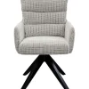 Chaise pivotante Bosse noir
