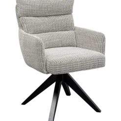 Chaise pivotante Bosse noir