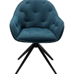 Chaise pivotante Carlito Mesh vert pétrole