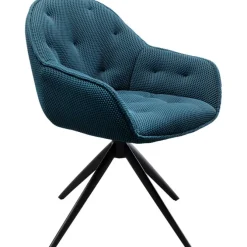 Chaise pivotante Carlito Mesh vert pétrole