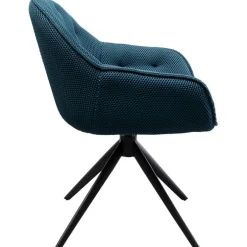 Chaise pivotante Carlito Mesh vert pétrole
