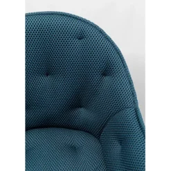 Chaise pivotante Carlito Mesh vert pétrole