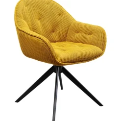 Chaise pivotante Carlito Mesh jaune