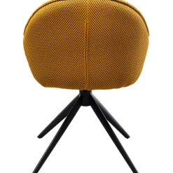 Chaise pivotante Carlito Mesh jaune