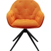 Chaise pivotante Carlito Mesh orange
