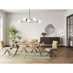 Chaise pivotante Chelsea vert