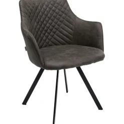 Chaise pivotante Coco anthracite