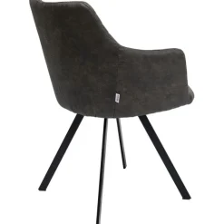 Chaise pivotante Coco anthracite