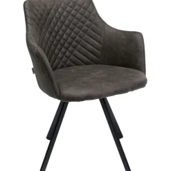 Chaise pivotante Coco anthracite