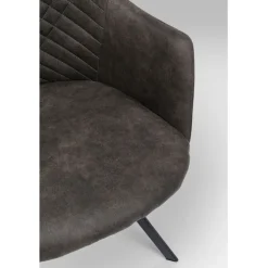 Chaise pivotante Coco anthracite